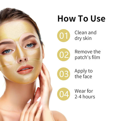 24K Gold Bio Collagen Overnight Hydrating Face Mask (34G X2)