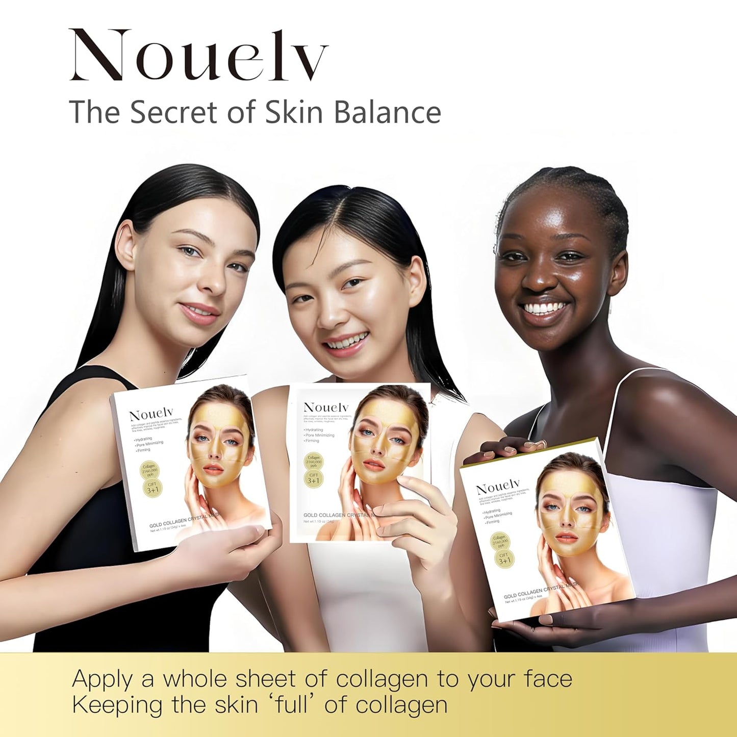 24K Gold Bio Collagen Overnight Hydrating Face Mask (34G X2)