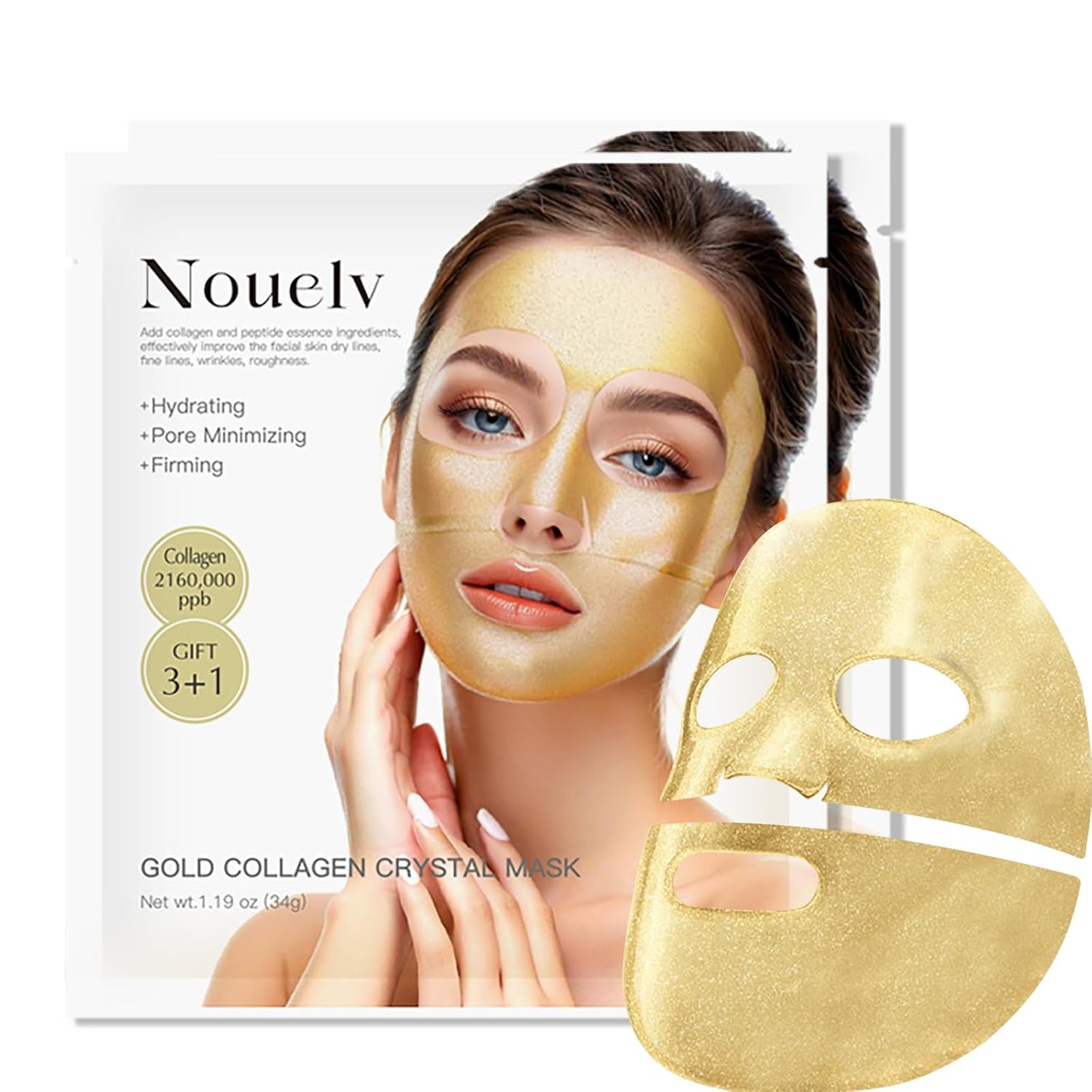 24K Gold Bio Collagen Overnight Hydrating Face Mask (34G X2)
