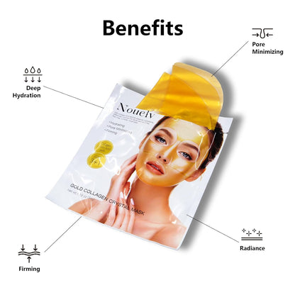 24K Gold Bio Collagen Overnight Hydrating Face Mask (34G X2)