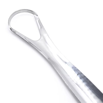 1/2PCS Stainless Steel U Type Tongue Scraper Cleaner Fresh Breath Cleaning Coated Tongue Toothbrush Oral Hygiene Care Tools